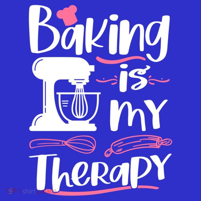 Baking Is My Therapy Baking Lover Quote Funny Baker Cookie Gift 16 in Basic Backpack
