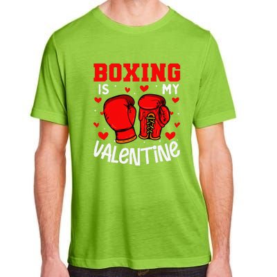 Boxing Is My Valentine Funny Sport Lover Adult ChromaSoft Performance T-Shirt