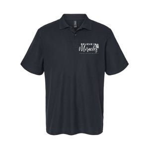 Believe In Miracles Turner Syndrome Awarenss Softstyle Adult Sport Polo