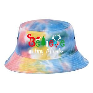 Believe In Magic Of Tiny Mistletoes NICU Nurse Christmas Tie Dye Newport Bucket Hat