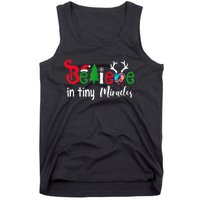 Believe In Magic Of Tiny Mistletoes NICU Nurse Christmas Tank Top