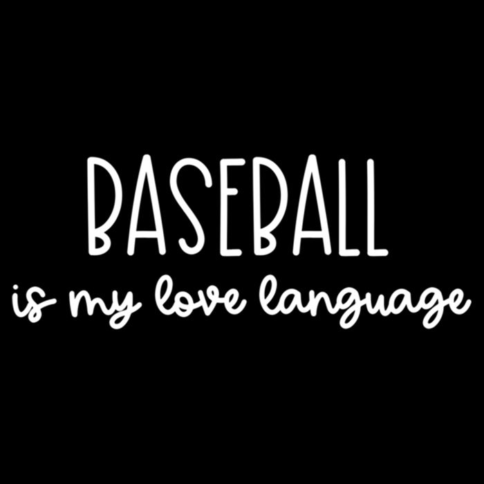 Baseball Is My Love Language Fan Gift Backpack