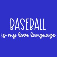 Baseball Is My Love Language Fan Gift Button