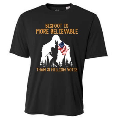 Bigfoot Is More Believable Than 81 Million Votes Vintage Cooling Performance Crew T-Shirt