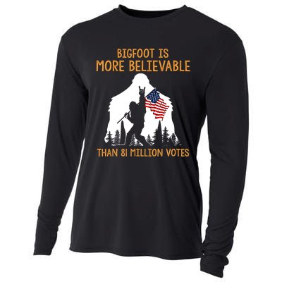 Bigfoot Is More Believable Than 81 Million Votes Vintage Cooling Performance Long Sleeve Crew