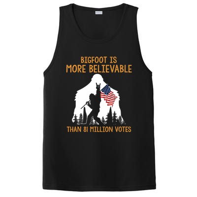 Bigfoot Is More Believable Than 81 Million Votes Vintage PosiCharge Competitor Tank