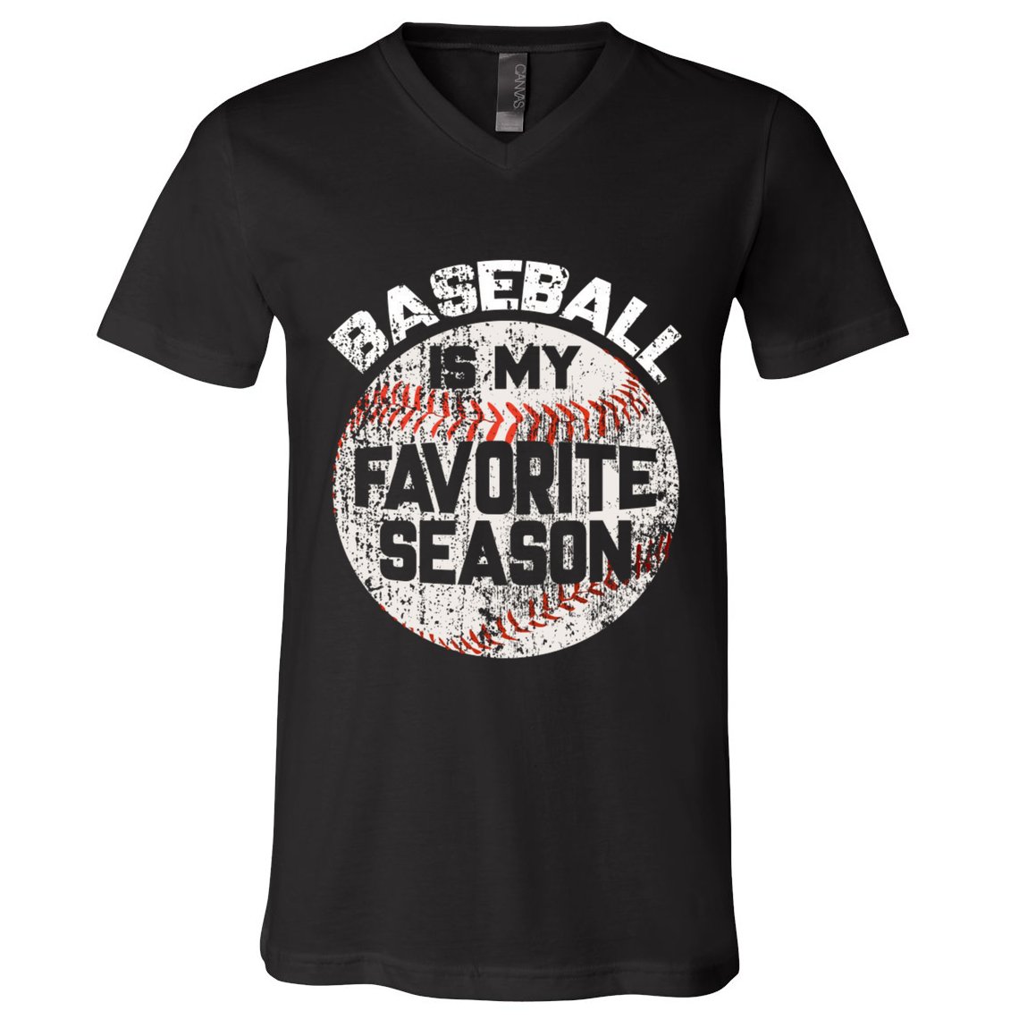 Baseball Is My Favorite Season V-Neck T-Shirt