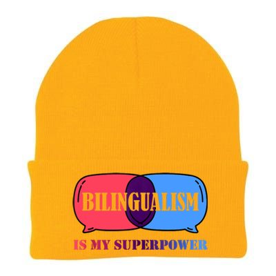 Bilingualism Is My Superpower Tank Top Knit Cap Winter Beanie