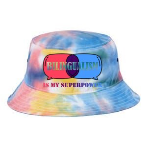 Bilingualism Is My Superpower Tank Top Tie Dye Newport Bucket Hat