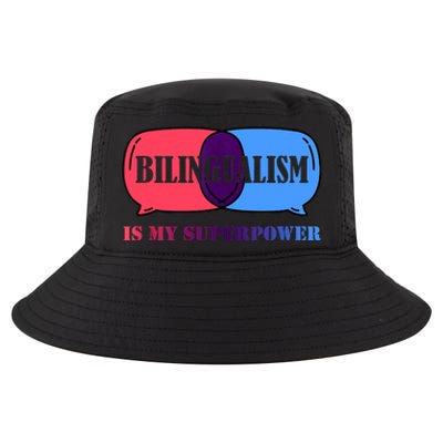 Bilingualism Is My Superpower Tank Top Cool Comfort Performance Bucket Hat