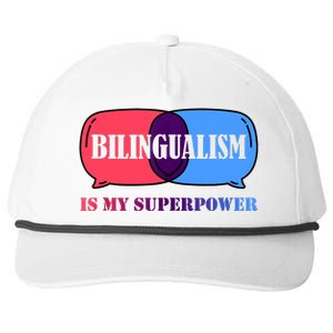 Bilingualism Is My Superpower Tank Top Snapback Five-Panel Rope Hat