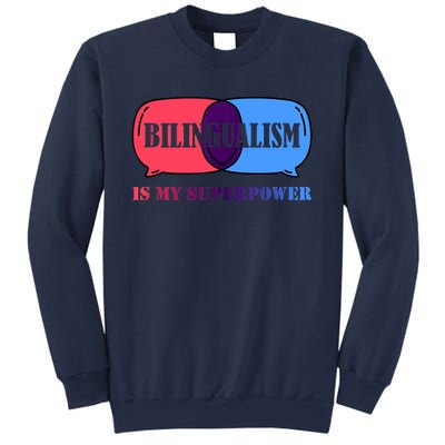 Bilingualism Is My Superpower Tank Top Sweatshirt