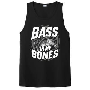 Bass In My Bones Bass Fishing Gift PosiCharge Competitor Tank