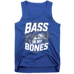 Bass In My Bones Bass Fishing Gift Tank Top