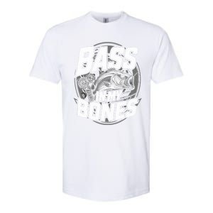 Bass In My Bones Bass Fishing Gift Softstyle CVC T-Shirt