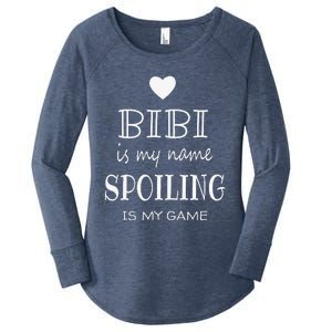 Bibi Is My Name Funny Graphic Gifts For Bibi Grandma Women's Perfect Tri Tunic Long Sleeve Shirt