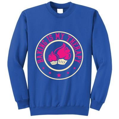 Baking Is My Therapy Cake Baking Food Butter Snack Baking Gift Sweatshirt