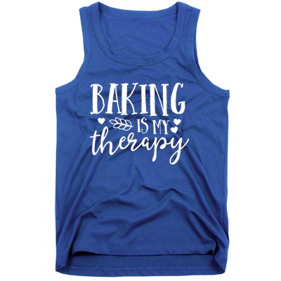 Baking Is My Therapy Gift For Baker Lover Mom Mother Gift Tank Top