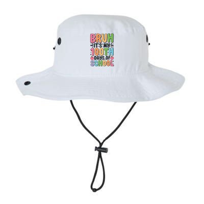 Bruh ItS My 100th Days Of School Celebration Bucket Hat