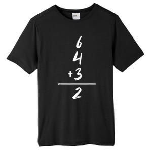 Baseball Inspired Math 6 4 3 2 Double Play Softball Game Tee Tall Fusion ChromaSoft Performance T-Shirt