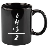 Baseball Inspired Math 6 4 3 2 Double Play Softball Game Tee 11oz C Handle Ceramic Mug