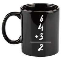 Baseball Inspired Math 6 4 3 2 Double Play Softball Game Tee 11oz C Handle Ceramic Mug