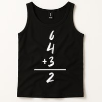 Baseball Inspired Math 6 4 3 2 Double Play Softball Game Tee Tank Top