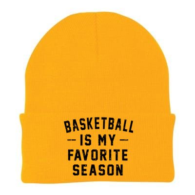 Basketball Is My Favorite Season Basketball Lover Gift Knit Cap Winter Beanie