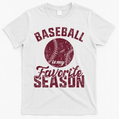Baseball Is My Favorite Season Vintage T-Shirt