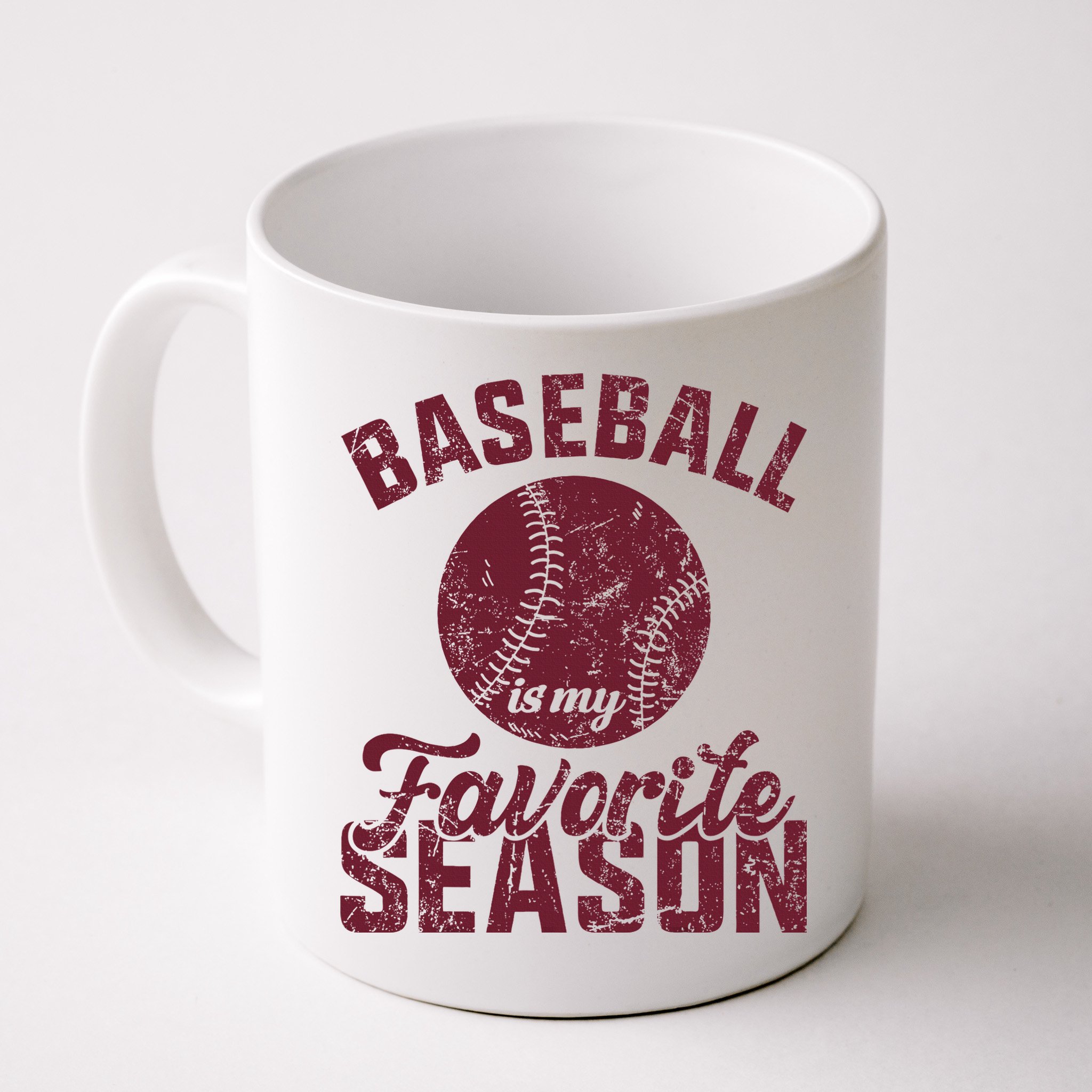Baseball Is My Favorite Season Vintage Mug