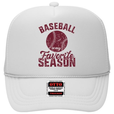Baseball Is My Favorite Season Vintage Hat