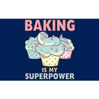 BAKING IS MY SUPERPOWER 3 Sweet Cupcakes Holidays Baker Gift Bumper Sticker