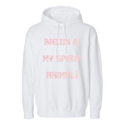 BACON IS MY SPIRIT ANIMAL Garment-Dyed Fleece Hoodie