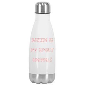 BACON IS MY SPIRIT ANIMAL Stainless Steel Insulated Water Bottle