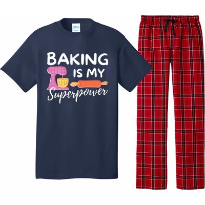 Baking Is My Superpower Funny Baker & Baking Gift Pajama Set