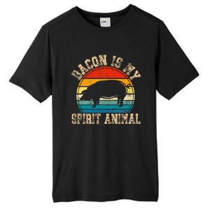 Bacon Is My Spirit Animal Retro BBQ Costume Pork Grill Tall Fusion ChromaSoft Performance T-Shirt