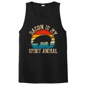 Bacon Is My Spirit Animal Retro BBQ Costume Pork Grill PosiCharge Competitor Tank