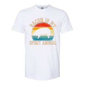 Bacon Is My Spirit Animal Retro BBQ Costume Pork Grill Softstyle CVC T-Shirt