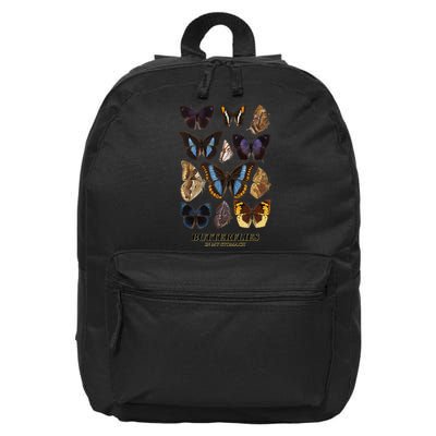 Butterflies In My Stomach Butterfly Retro Vintage 16 in Basic Backpack