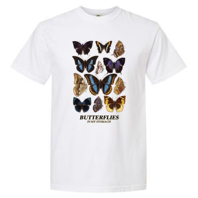 Butterflies In My Stomach Butterfly Retro Vintage Garment-Dyed Heavyweight T-Shirt