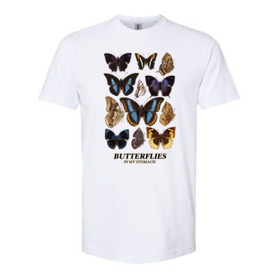 Butterflies In My Stomach Butterfly Retro Vintage Softstyle CVC T-Shirt