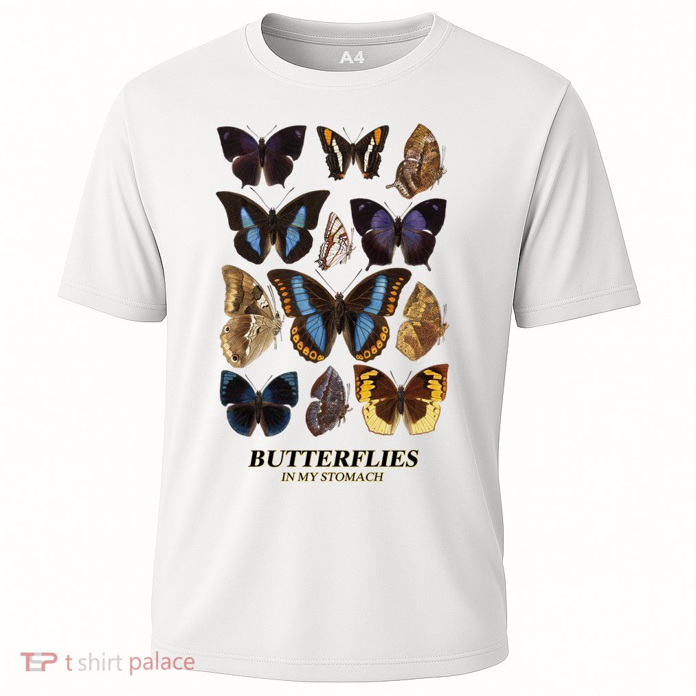 Butterflies In My Stomach Butterfly Retro Vintage Performance Shirt
