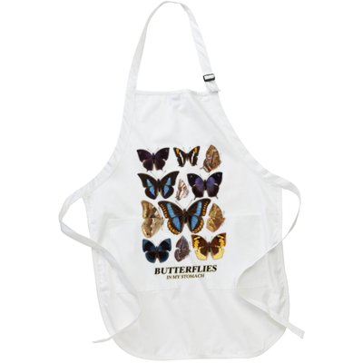 Butterflies In My Stomach Butterfly Retro Vintage Apron