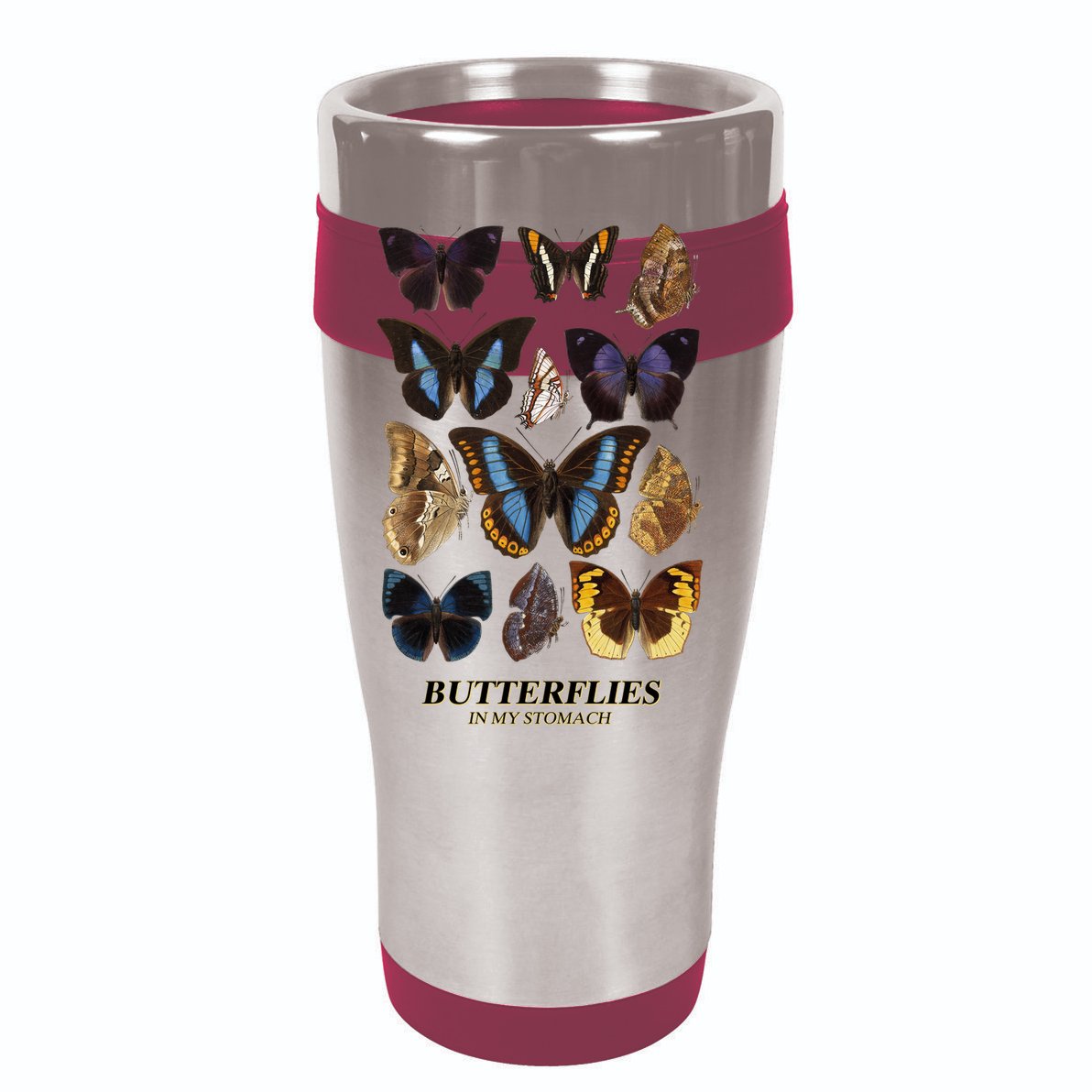 Butterflies In My Stomach Butterfly Retro Vintage V-Neck T-Shirt