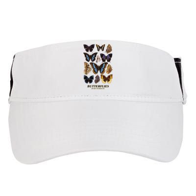 Butterflies In My Stomach Butterfly Retro Vintage Adult Drive Performance Visor