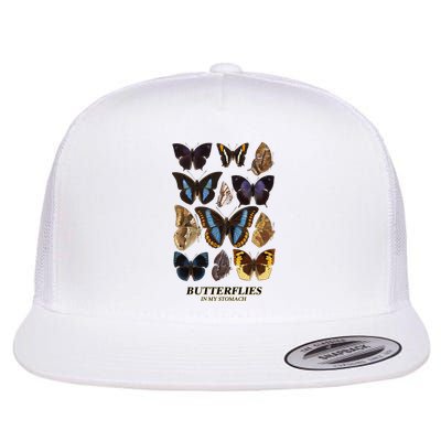 Butterflies In My Stomach Butterfly Retro Vintage Flatbill Hat