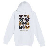 Butterflies In My Stomach Butterfly Retro Vintage Premium Pullover Hoodie