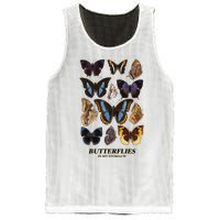 Butterflies In My Stomach Butterfly Retro Vintage Mesh Reversible Basketball Jersey Tank