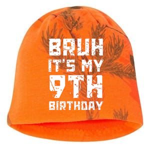 Bruh ItS My 9th Birthday Kati - Camo Knit Beanie