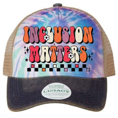 Boho Inclusion Matters Special Education Sped Teacher Legacy Tie Dye Trucker Hat